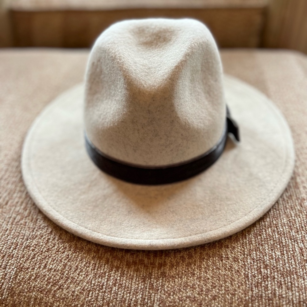 NWT- ivory wool fedora from Janie & Jack (6-8)